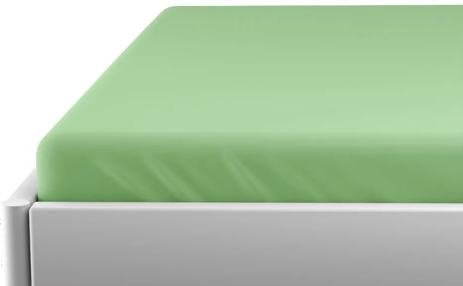 Cearsaf impermeabil JERSEY 70x140 cm, verde
