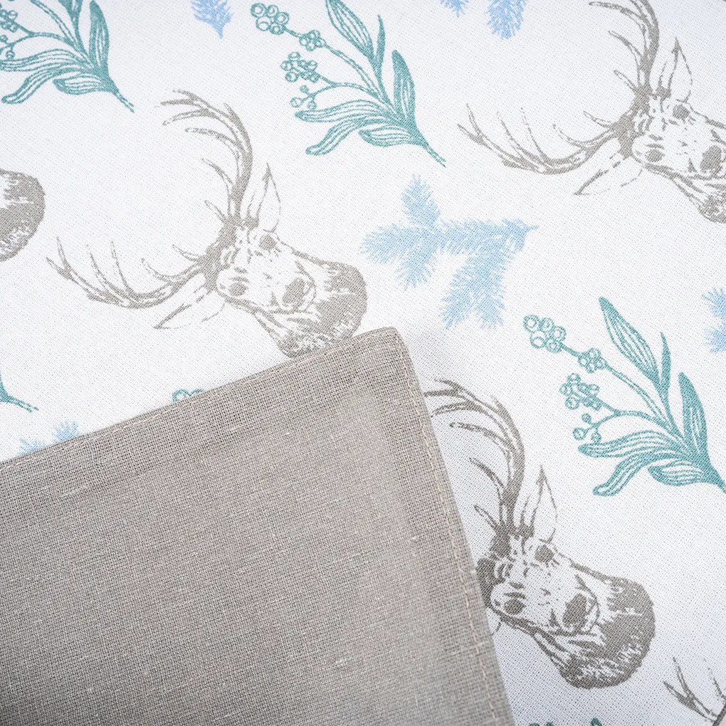 Set avantajos de naproane de masă de Crăciun Ren, 33 x 45 cm, 4 buc.