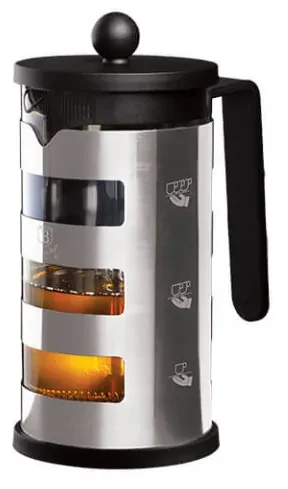 Infuzor pentru ceai si cafea 600 ml Black Silver Collection BerlingerHaus BH 7806