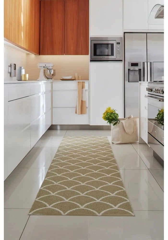 Covor tip traversă pentru interior și exterior bej 70x300 cm Kotte Sand – Pappelina