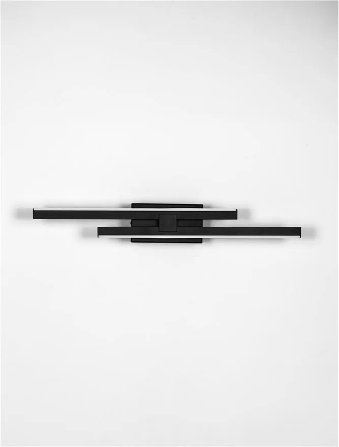 Aplica de perete LED design modern AMICA negru