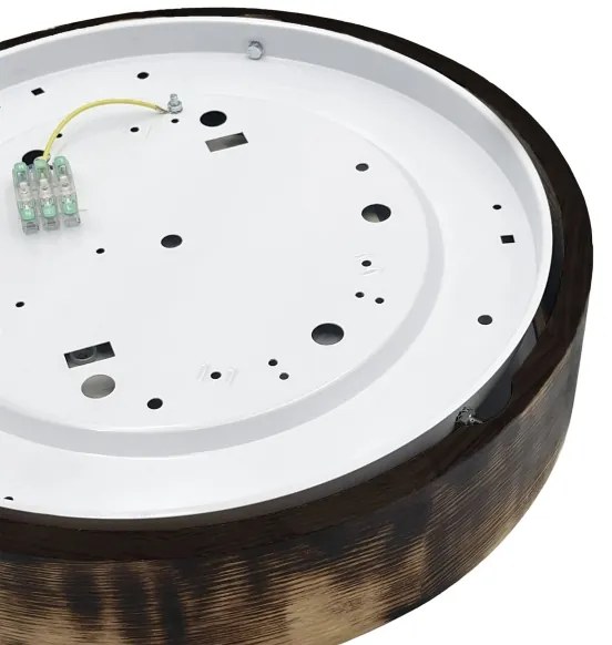 Brilagi - Plafonieră LED CARVALHO SMOKEY LED/36W/230V, finisaj stejar, diametru 37,5 cm