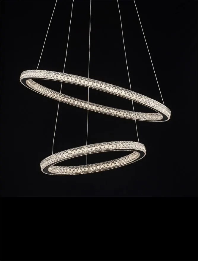 Lustra LED suspendata moderna design elegant GINEVRA 54W