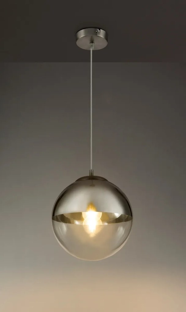 Lustra / Pendul modern 25cm VARUS nickel/crom 15852 GL