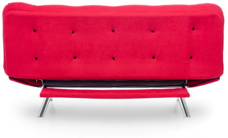 Canapea Extensibilă cu 3 Locuri Misa Sofabed, Rosu