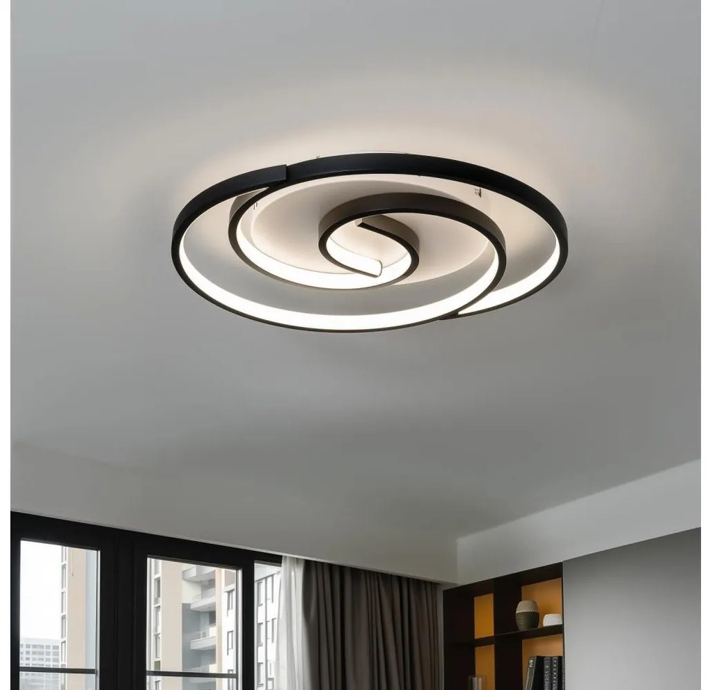 Brilagi - Plafonieră LED dimabilă VELO, 52W/230V, 3000/4000/6000K + telecomandă