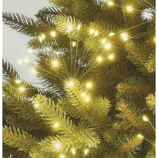 Ghirlandă LED de Crăciun, 300 LED, 5,2+3 m, alb cald