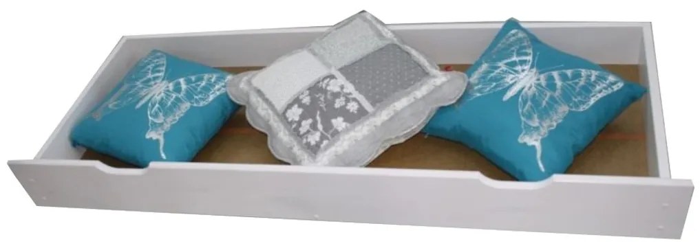 Expedo Pat DAVON + saltea + somiera GRATIS, 90x200, alb