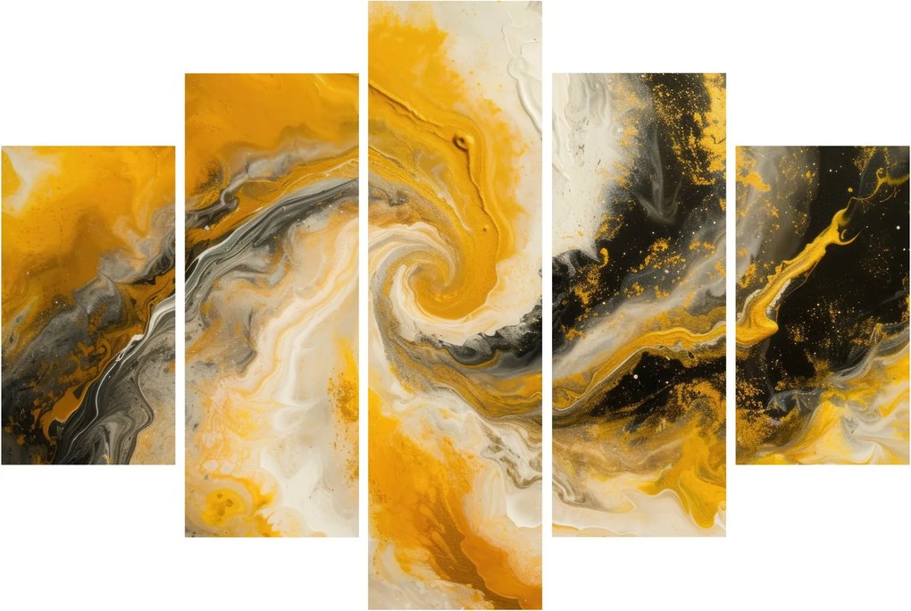 Tablou - Abstractizare în spirală (150x105 cm)