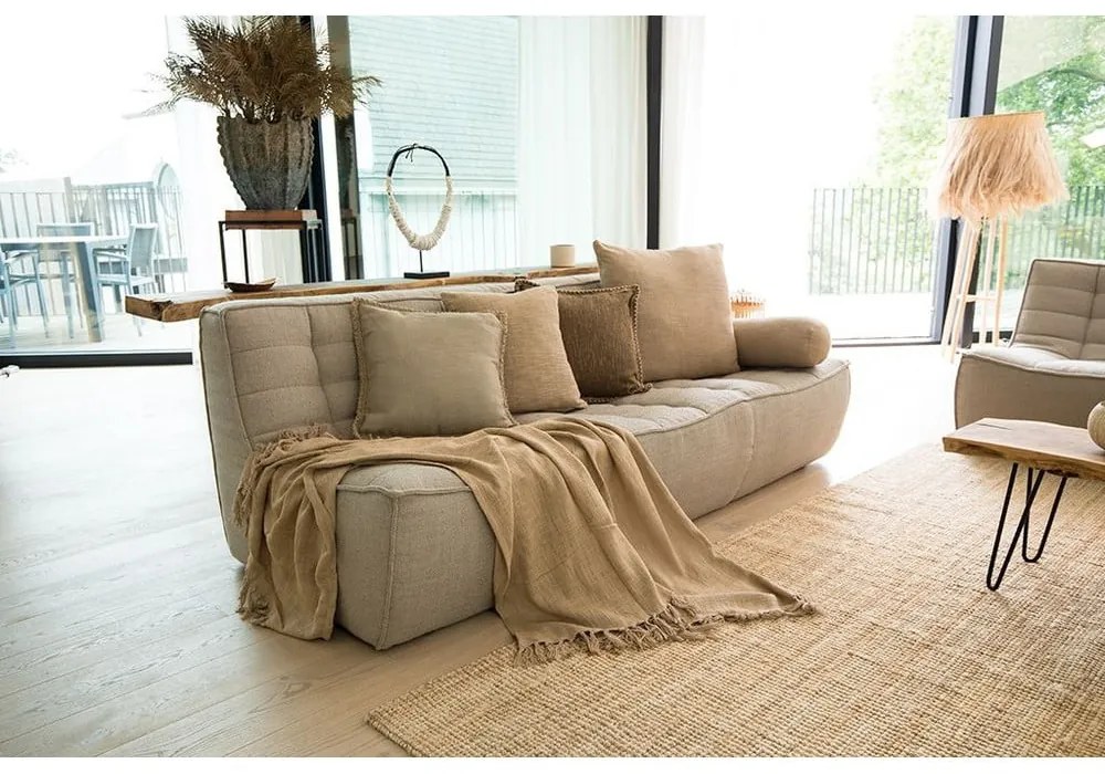 Pătură din bumbac 130x160 cm Slub – Tiseco Home Studio