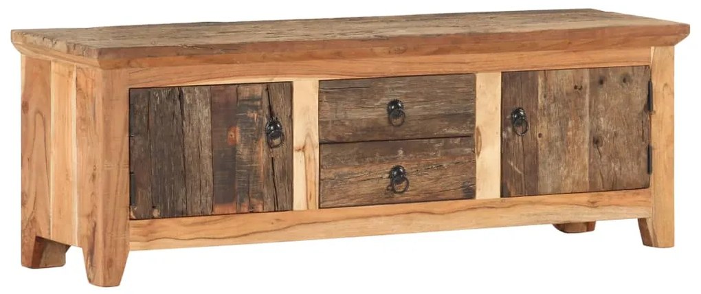 vidaXL Comodă TV, 120 x 30 x 40 cm, lemn masiv acacia/lemn reciclat