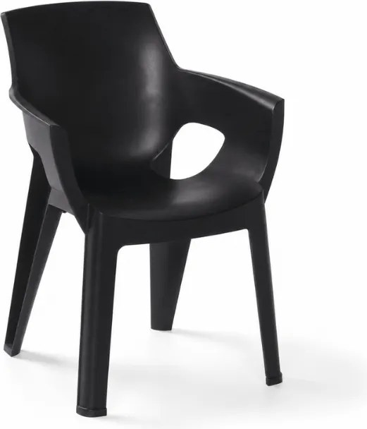 Scaun de gradina pentru dining IVY, neagra