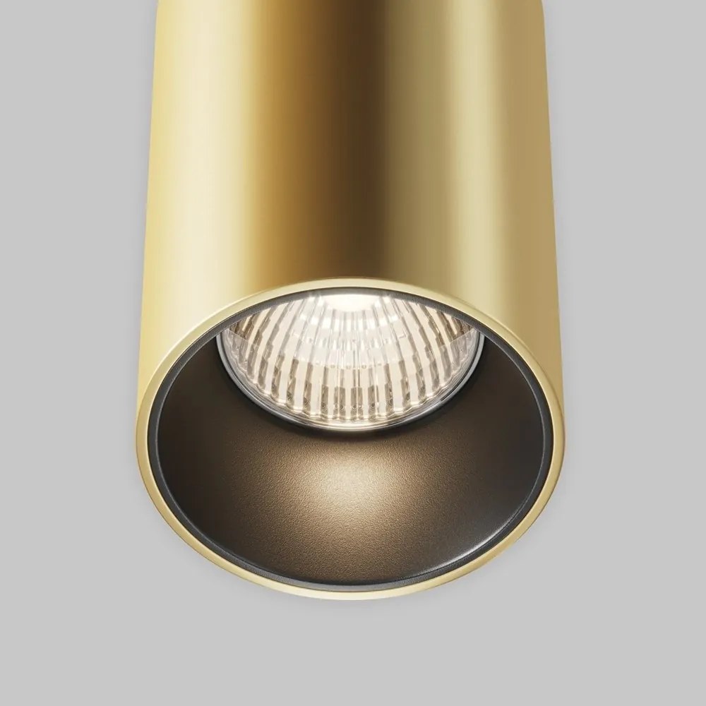 Pendul LED iluminat design tehnic Efir D-9,5cm 25W auriu