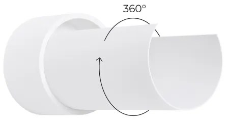 Aplică Sollux SL.1676 FLASH 1xE27/15W/230V alb