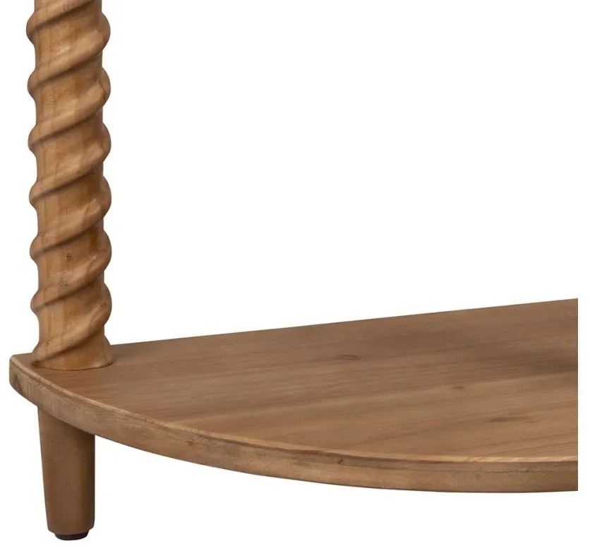 Consola din lemn de pin, semi-rotunda,Tradition