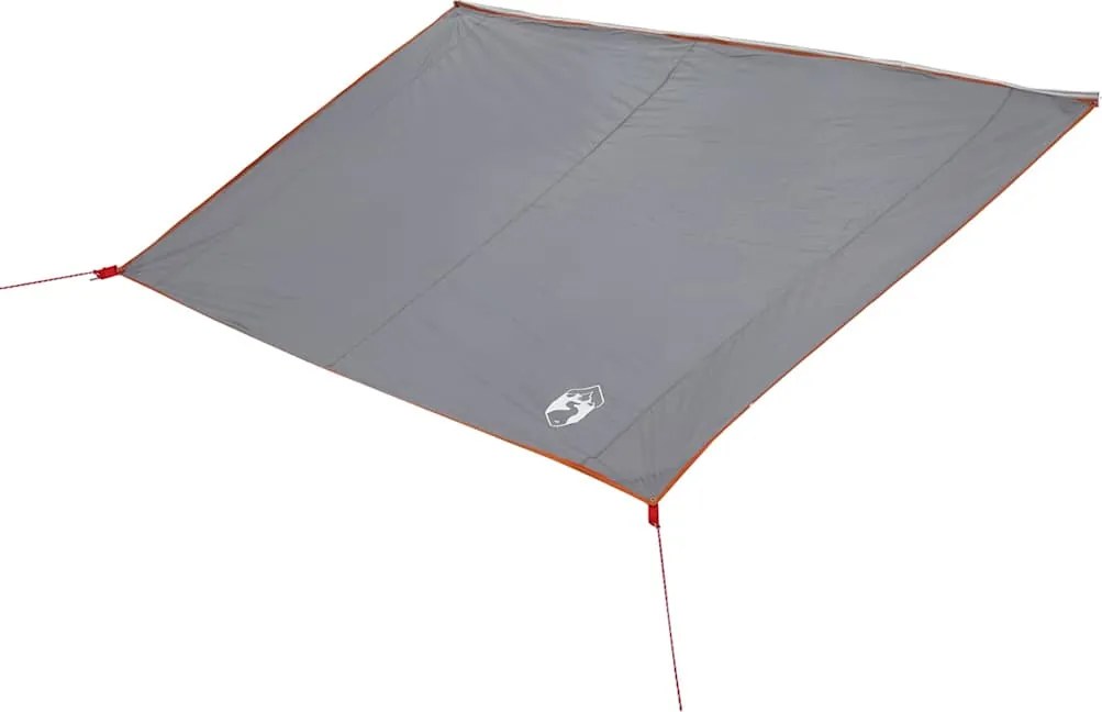 vidaXL Tarp rezistent la apă cu acoperiș Gri și Portocalie