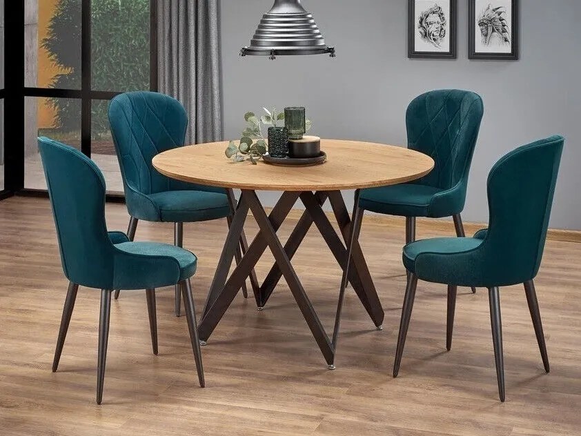 Set de mese Houston 735 75cm, 69 kg, Numărul de locuri: 4, Rotund