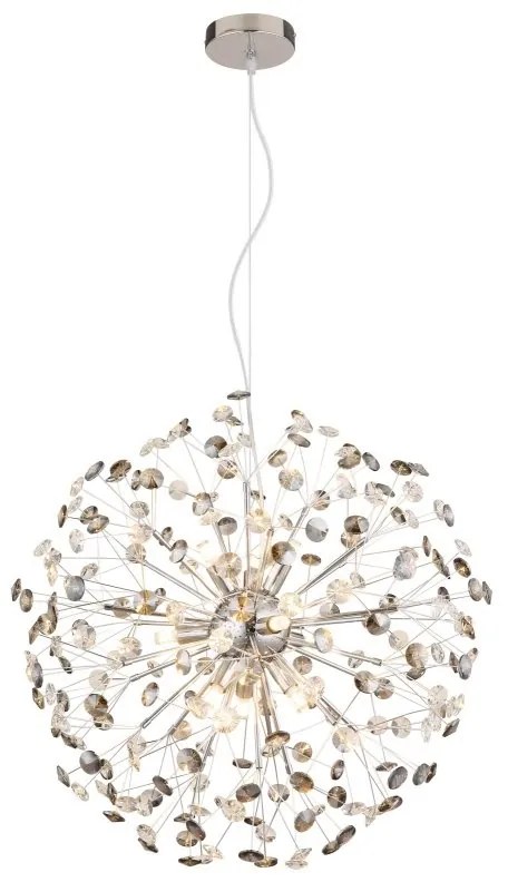 Lustra suspendata design elegant KATRINA 60cm acrom 64135H2C GL