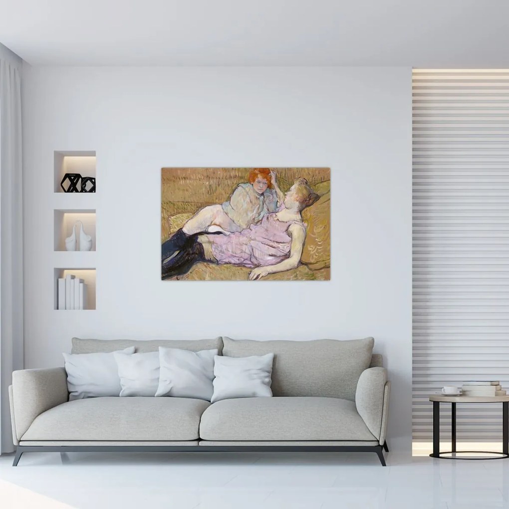 Tablou - Henri de Toulouse-Lautrec, The Sofa, reproducere (90x60 cm)