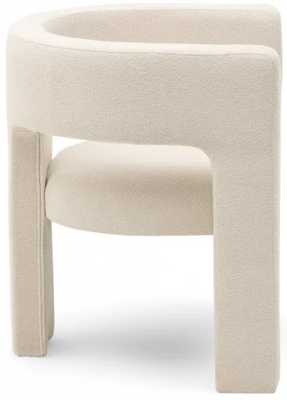 Fotoliu design bej deschis ALPAH LOOP