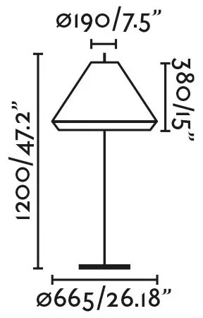 Lampa de podea iluminat exterior decorativ SAIGON 120/C70 gri/bej