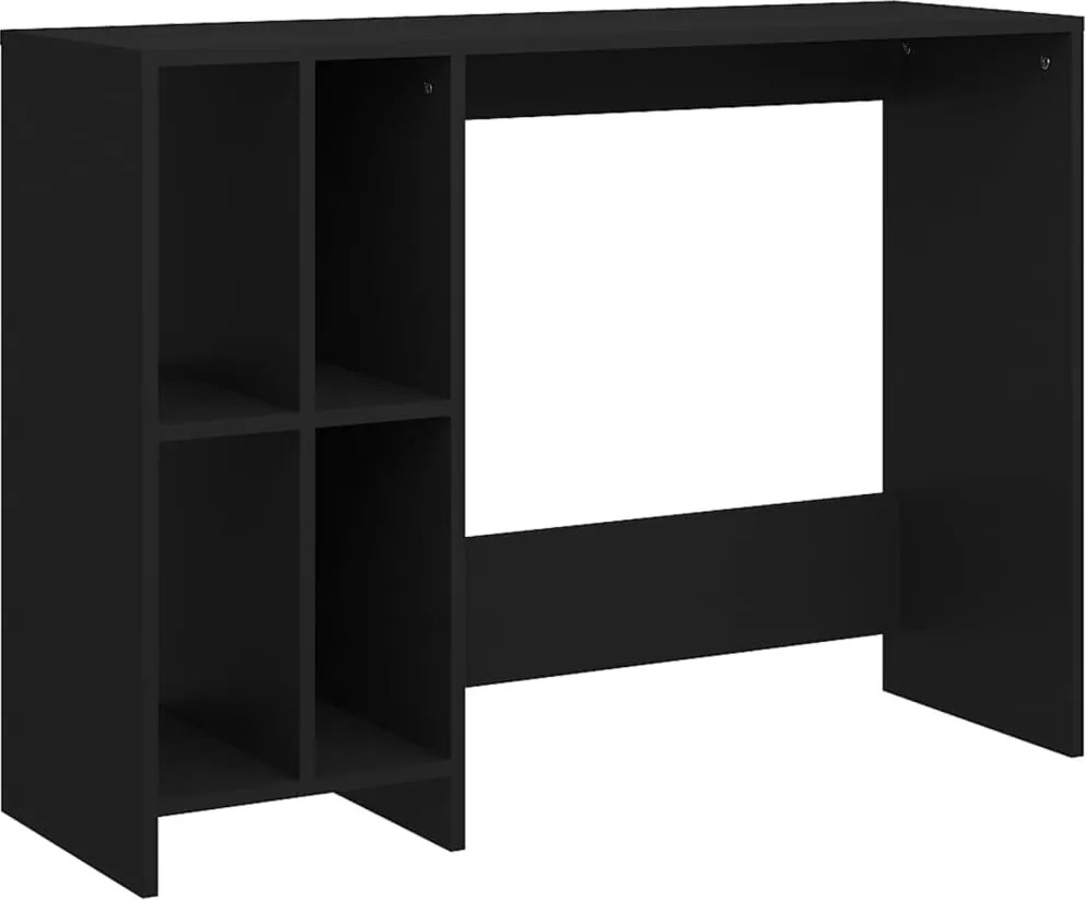 vidaXL Birou Notebook, negru, 102,5x35x75 cm, PAL