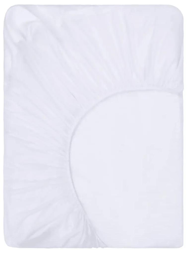 Cearsafuri cu elastic impermeabile 2 buc. alb 140x200 cm bumbac 2, 140 x 200 cm