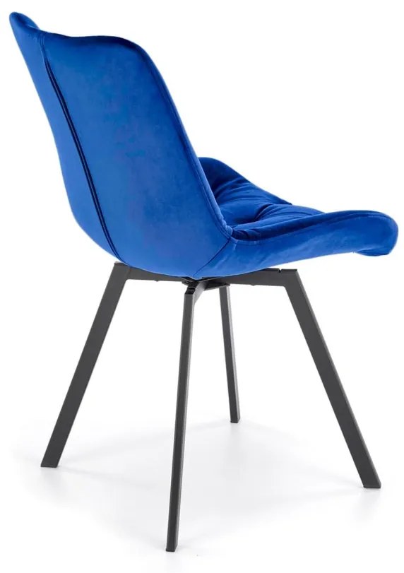 Scaun K519 velvet bleumarin