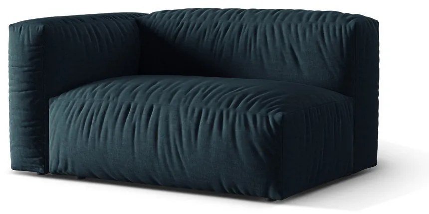 Modul pentru canapea modulară albastru închis (cu colț pe partea stângă ) Martina – Micadoni Home