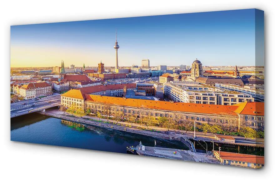 Tablouri canvas poduri fluviale Berlin