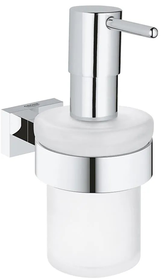 GROHE 40756001 - Dozator de săpun lichid ESSENTIALS CUBE, 160 ml, crom lucios