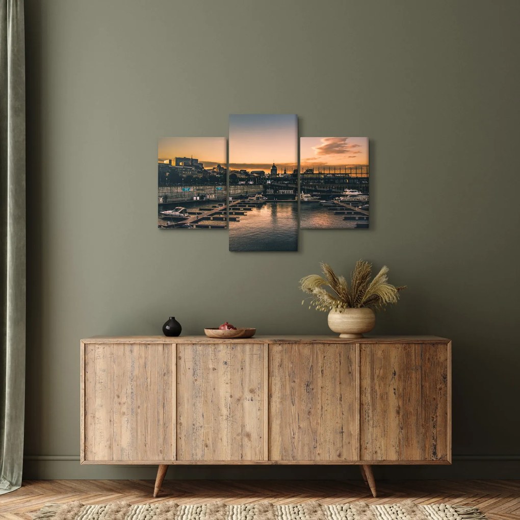 Tablou - orașul port (90x60 cm)