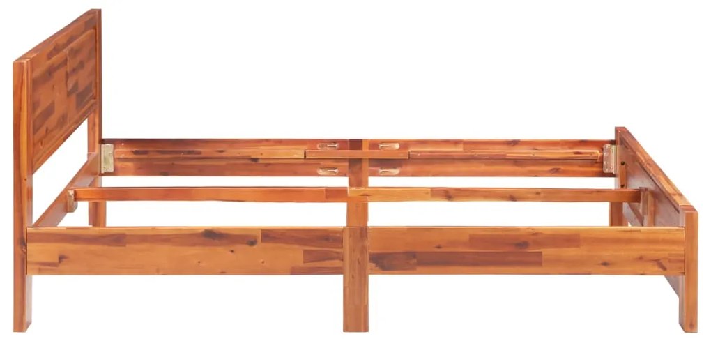 Cadru de pat, 120 x 200 cm, lemn masiv de acacia 120 x 200 cm