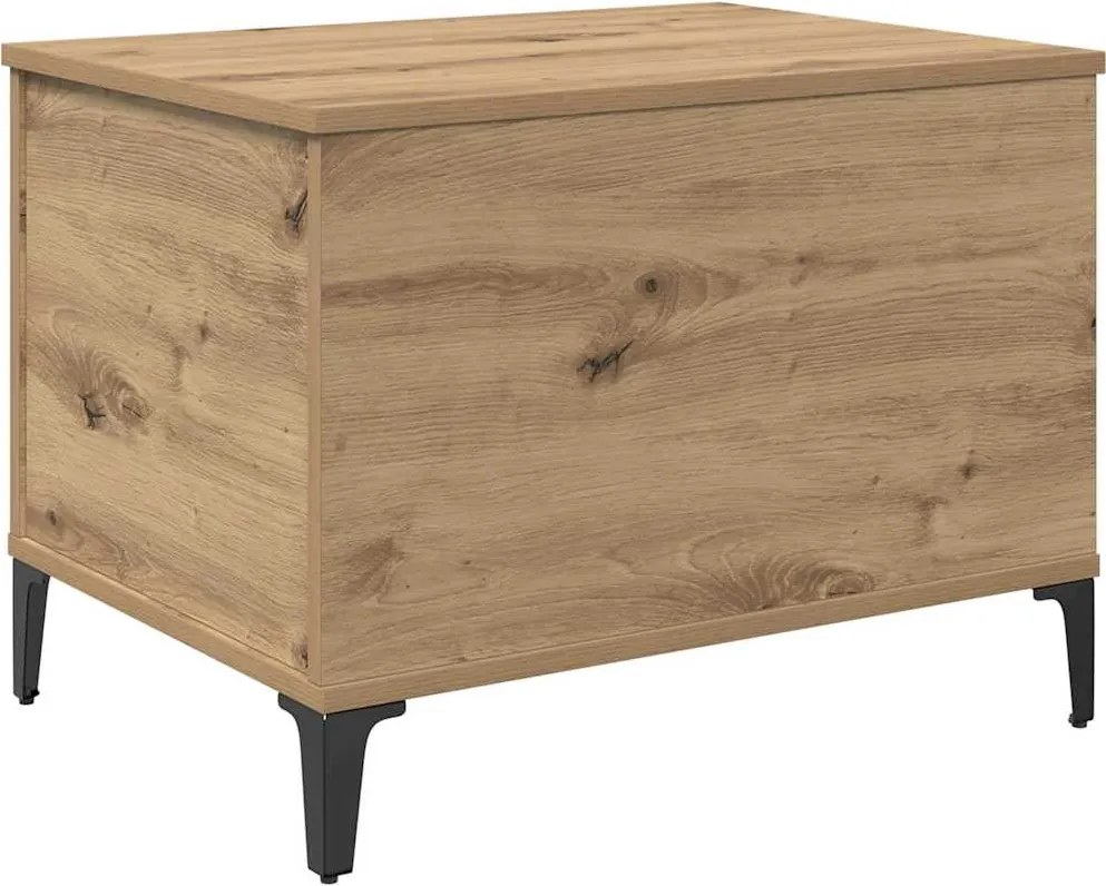 vidaXL Masă de cafea Stejar Artizanal 60 x 44,5 x 45 cm Lemn compozit