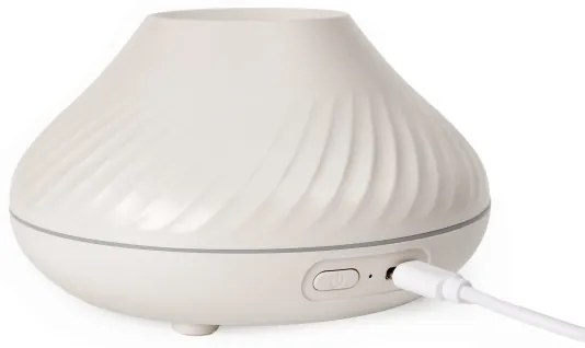 Difuzor LED RGB de arome cu funcție de imitare a flăcărilor LED/6,5W/5V 130ml alb