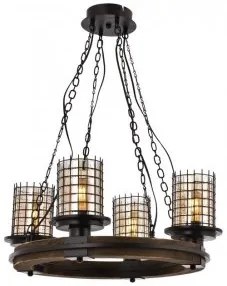 Lustra clasica 4 becuri E27 AV-4271-4BSY AVONI