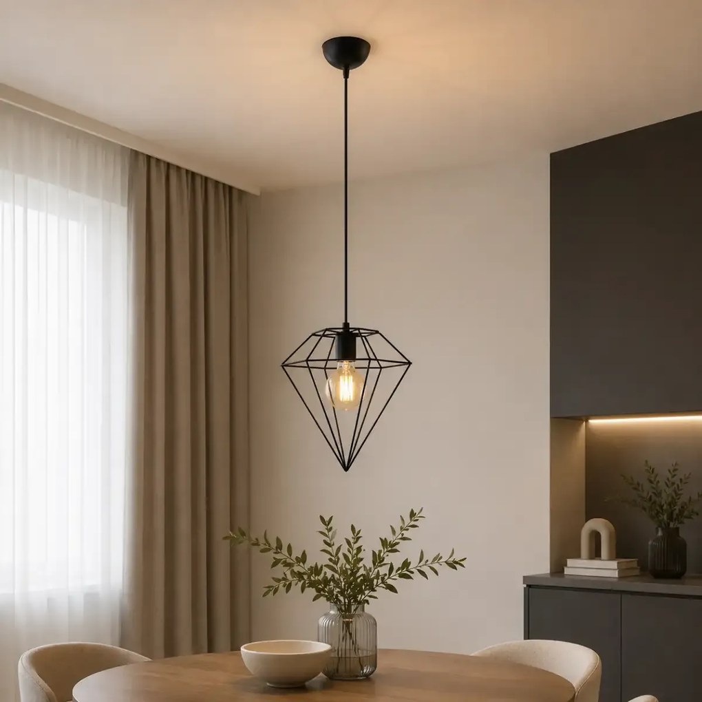 Lustra negru homs ro11191