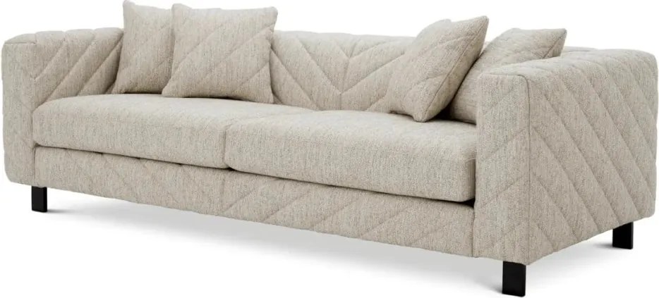 Canapea design LUX Avellino, Splendor light grey