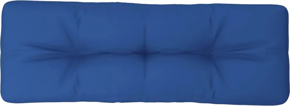 vidaXL Pernă de paleți, albastru regal, 120x40x12 cm, material textil