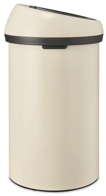 Cos de gunoi Brabantia Touch Bin 1005510, 60 L, Deschidere lina si silentioasa, Bej