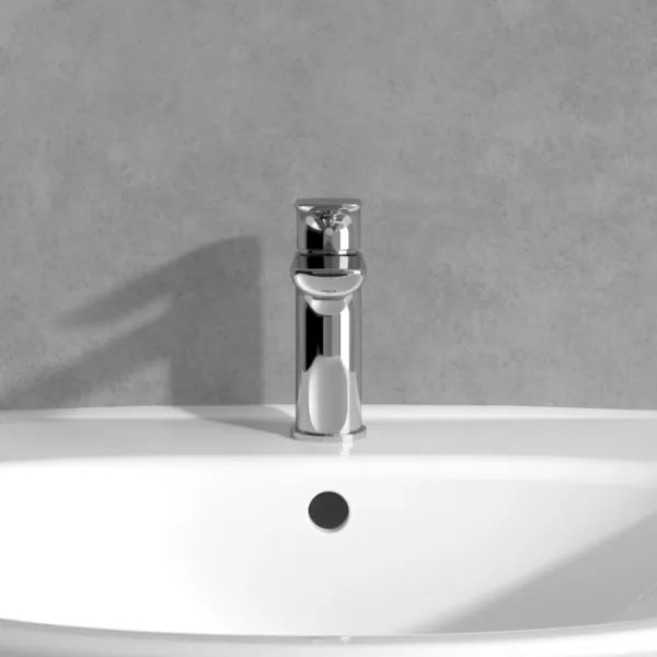 Villeroy & Boch TVW10400300161 - Baterie pentru lavoar O.NOVO, 15,5 cm, crom lucios