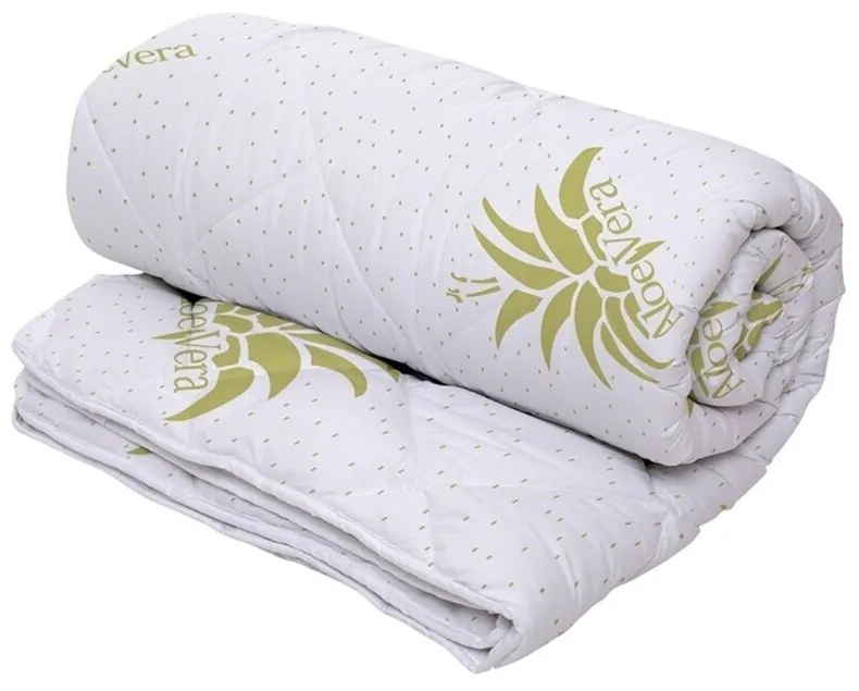 Pilota de iarna, Aloe Vera Essence microfibra matlasata, 140x200 cm, 350g/mp, calduroasa
