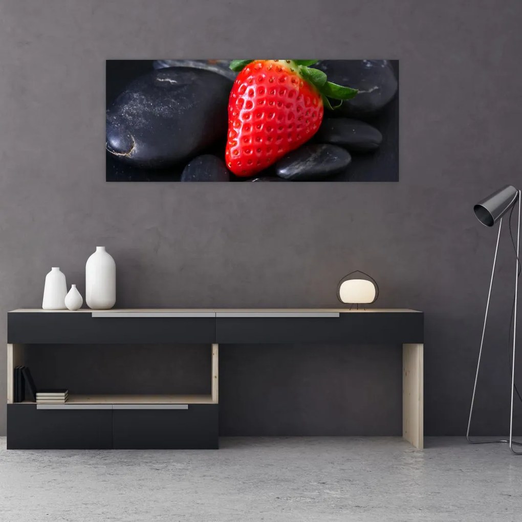Tablou - căpșună (120x50 cm)