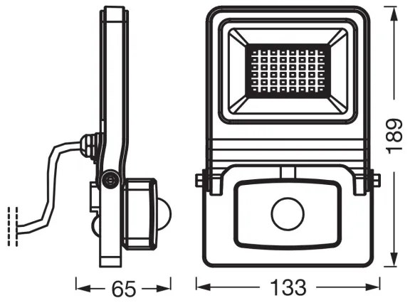 Osram - Proiector LED cu senzor ENDURA LED/30W/230V IP44