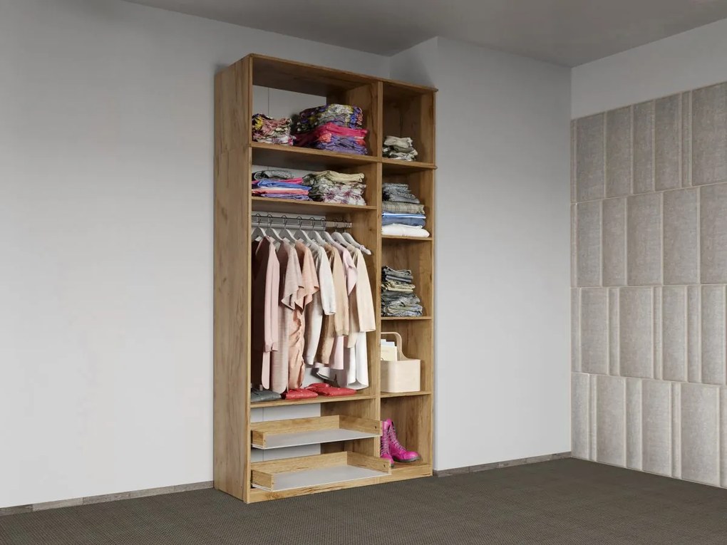 Set mobila dormitor 4 piese Stejar Levi C20