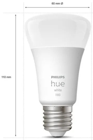 Set de bază Philips Hue WHITE 3xE27/9,5W 2700K + Hue Bridge și Dimmer Switch