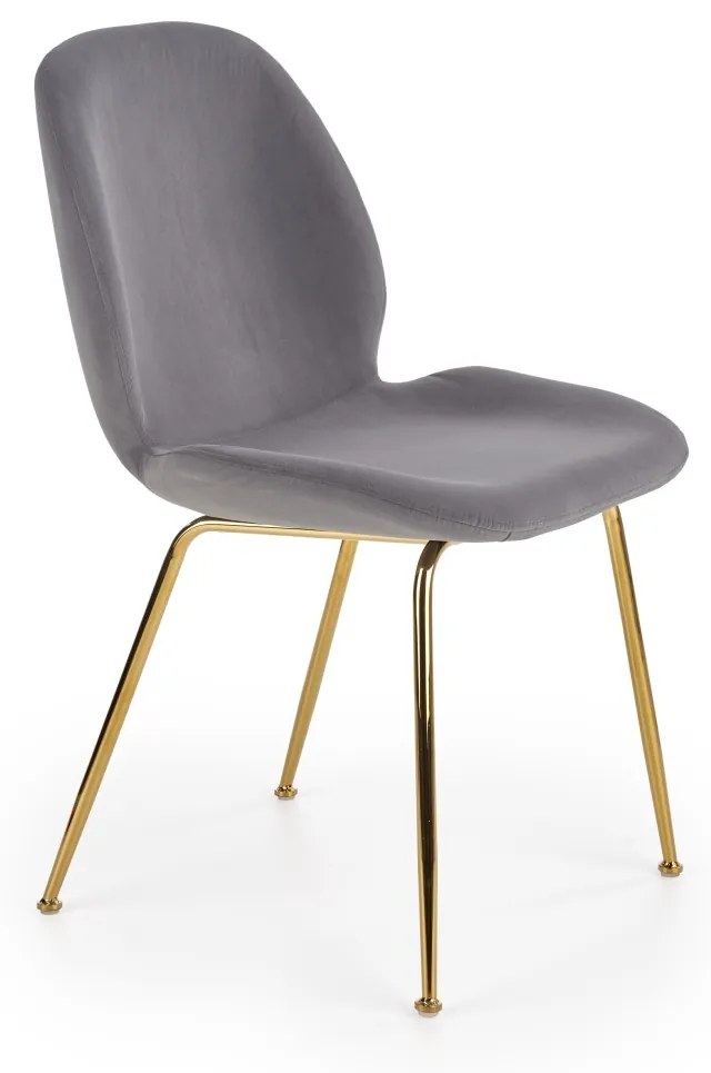 Scaun K381 material catifea gri