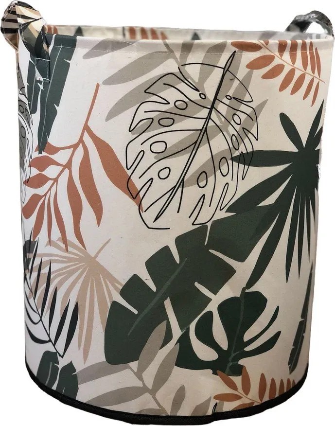 Coș de depozitare de depozitare din material textil ø 37x40 cm – Mioli Decor