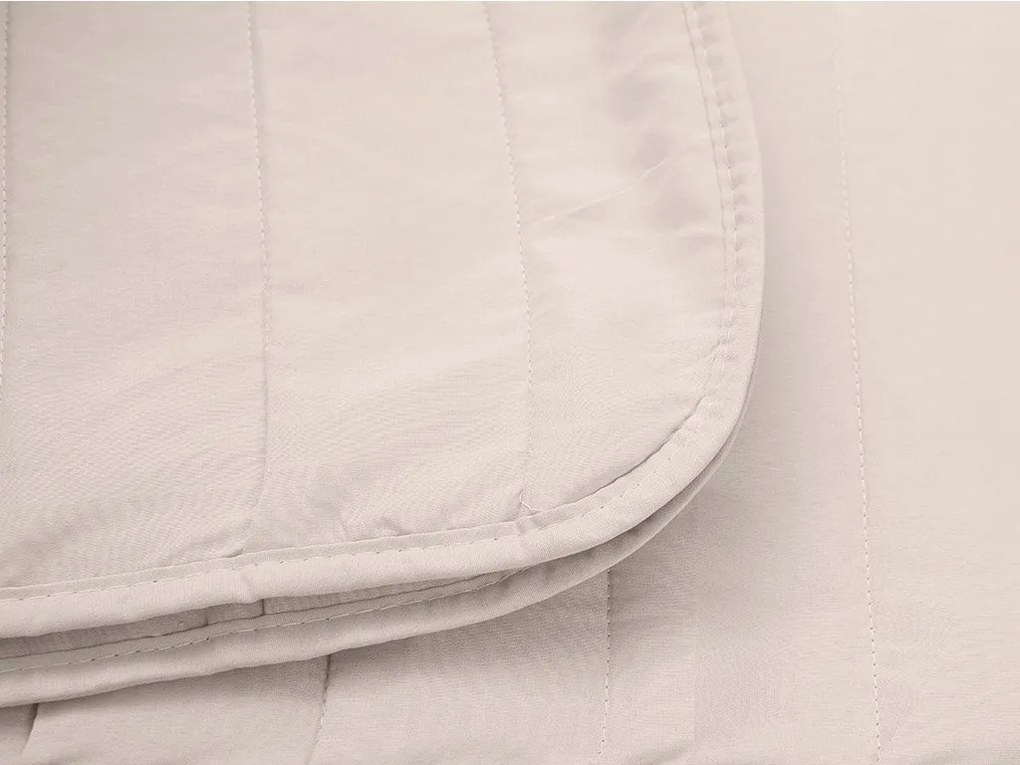 Pilota matlasata de vara 140x200 cm cu husa pentru perna SUMMER 45x75 cm, bej