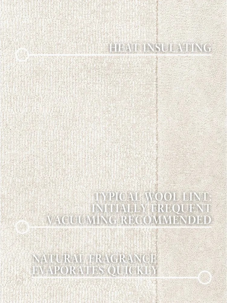 Covor crem țesut manual din amestesc de lână 200x300 cm Kari – Villeroy&amp;Boch